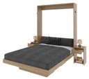 Ver imagem 6 de Kit 1 Cama Articulada de Casal com 2 Mesas de Cabeceira Cm8041 Tecnomobili