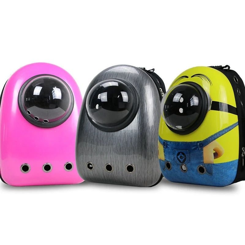 Ver mais imagens de Mochila para Transporte Pets Cães Gato Cachorro:azul/branco