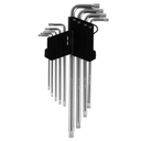 Ver imagem 1 de Jogo de Chaves “l” Torx 9 Peças T10 a T50 – Braswei