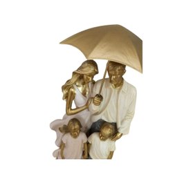 Espressione Mabruk Casal com Filhos Familia Original Estátua - 7