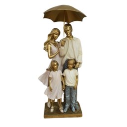 Espressione Mabruk Casal com Filhos Familia Original Estátua - 8