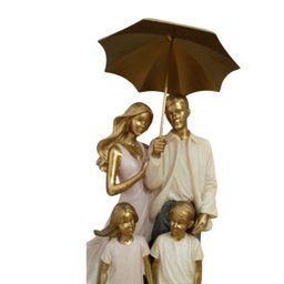 Espressione Mabruk Casal com Filhos Familia Original Estátua - 2