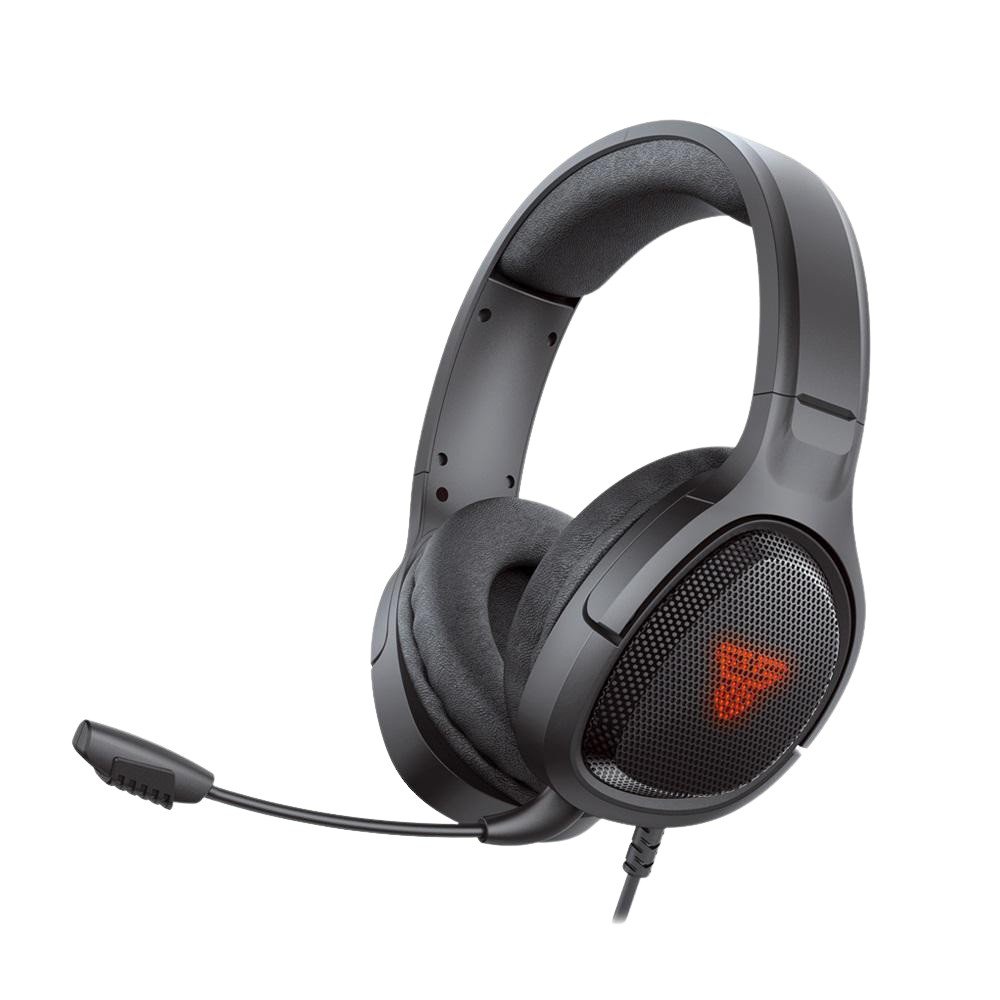 Headset Fantech - Gamer Vibe Mh85 Led Vermelha 3.5mm + Usb - 1