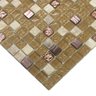 Kit 3 Unidades Pastilha de Vidro Cristal Bronze 30x30cm para Banheiro - 3