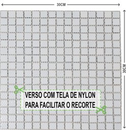 Kit 3 Unidades Pastilha de Vidro Cristal Bronze 30x30cm para Banheiro - 7