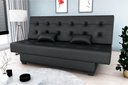 Ver imagem 1 de Sofá Cama Laila Corano Preto F281 - Matrix