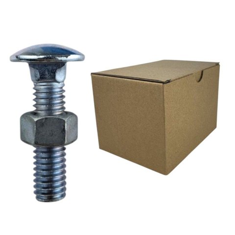 Parafuso Francês Galvanizado com Porca 3/8x11/2" (caixa com 150 Peças) Stein