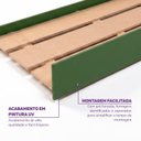 Ver imagem 3 de Cama Auxiliar Infantil Climb Casatema MadeiraOriginals Verde/Madeira Natural