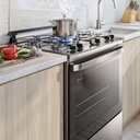 Ver imagem 6 de Fogão 5 Bocas Electrolux Efficient com Mesa Inox Perfectcook e Vaporbake (fe5ic)