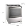 Fogão 5 Bocas Electrolux Efficient com Mesa Inox Perfectcook e Vaporbake (fe5ic) - 7