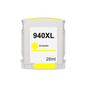 Cartucho de Tinta Yellow Compatível 940xl 940 C4909al para Hp 8000 8000wl 8500 8500w 28ml