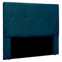 Ver imagem 2 de Cabeceira Casal 140cm Veludo Aquilla Azul