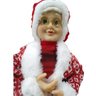 Boneco Mamae Noel Casaco Vermelho/branco 45cm - 2