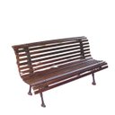 Ver imagem 1 de Banco de Jardim Modelo Garden Pés de Alumínio Fundido - Preto