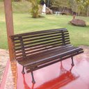 Ver imagem 2 de Banco de Jardim Modelo Garden Pés de Alumínio Fundido - Preto
