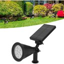 Ver imagem 3 de Luminaria Espeto 3w Solar Jardim 4 Leds Rgb Colorido Gramado