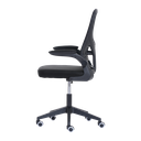 Ver imagem 3 de Cadeira Escritório Basic Diretor Tela Mesh Preta Giratória Altura Ajustável - Waw Design