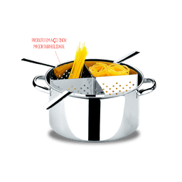 Espagueteira de Inox Brinox Savoy 10 Litros 4 Divisões Aço Inox - 2