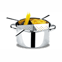 Ver imagem 1 de Espagueteira de Inox Brinox Savoy 10 Litros 4 Divisões Aço Inox