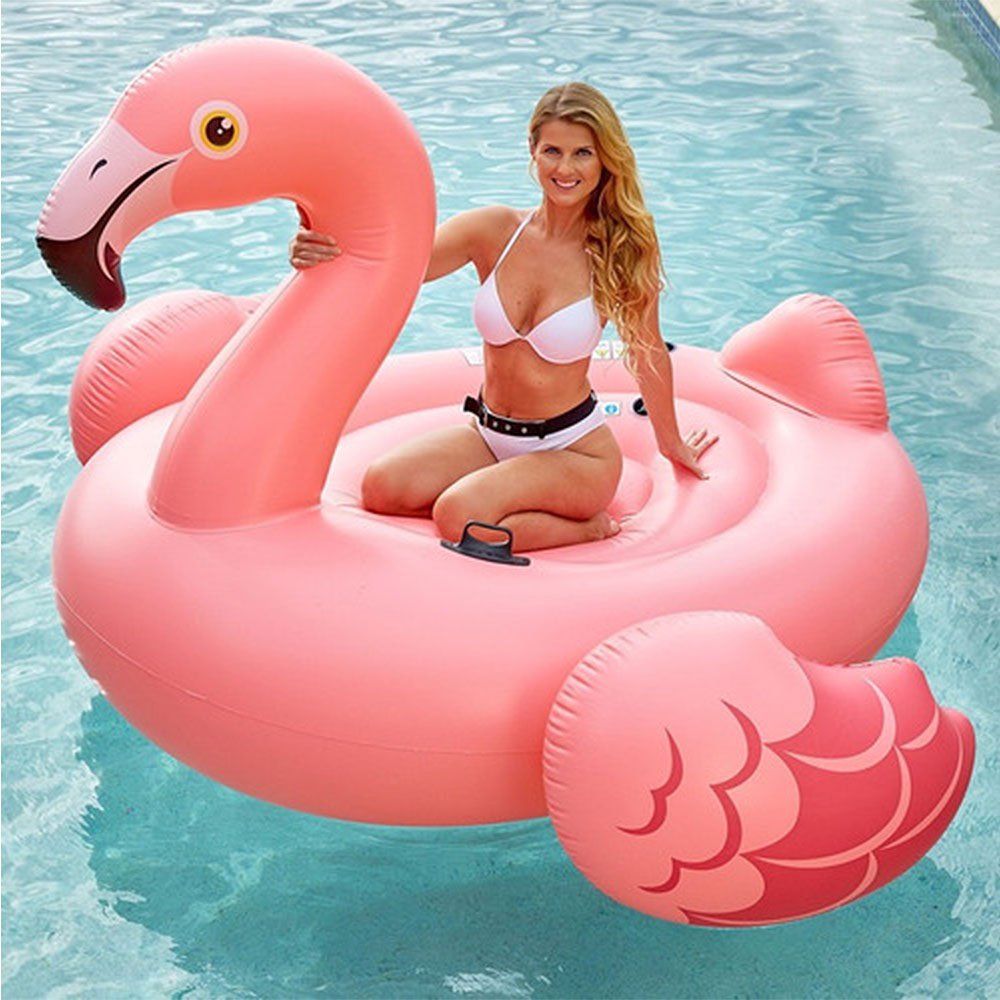 Boia Inflável Fashion Bote Flamingo Gigante 203cm Intex - 2
