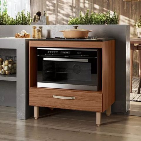 Balcao Nicioli Fit 80cm Cooktop Avela.