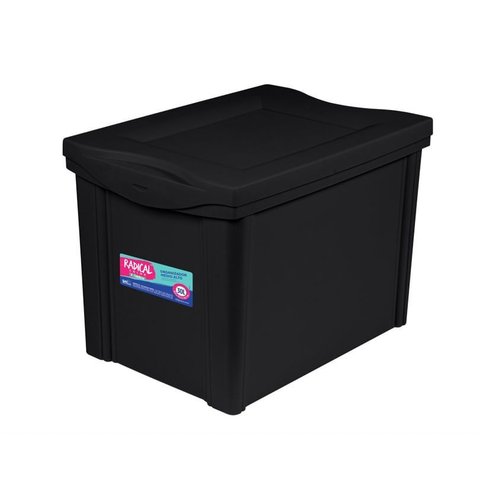 Organizador de Plástico 30l Preto Ordene