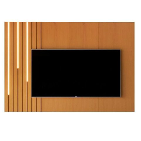 Painel Suspenso Boto 1.8 com Led Sala para Tv's até 70 Pol Nature