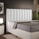 Ver imagem 1 de Cabeceira Cama Box Queen 160 cm Dália W01 Facto Cinza Metalizado - Lyam Decor