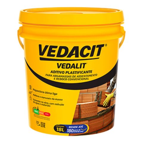 Aditivo Plastificante Vedalit Vedacit 18l