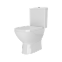 Ver imagem 3 de Vaso Sanitário com Caixa Acoplada para Banheiro Flora - Fabribam Branco Brilho