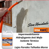 Impermeabilizante Hidrofugante Anti Mofo para Lajes, Paredes, Telhados, Muros Incolor - 2