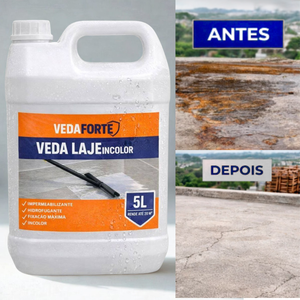 Impermeabilizante Hidrofugante Anti Mofo para Lajes, Paredes, Telhados, Muros Incolor