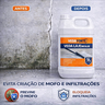 Impermeabilizante Hidrofugante Anti Mofo para Lajes, Paredes, Telhados, Muros Incolor - 8