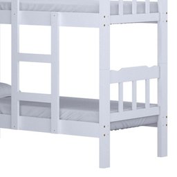 Beliche de Madeira Maciça Reforçada Branca - 3