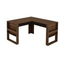 Ver imagem 3 de Mesa Canto P/ Escritório Canto Me4145 Amêndoa - Tecno Mobili