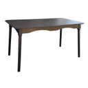 Ver imagem 2 de Jogo de Jantar Colonial Brisa Mesa 137x80 Cm Preta + 06 Cadeiras Pretas