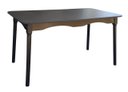 Ver imagem 2 de Jogo de Jantar Colonial Brisa Mesa 137x80 Cm Preta + 06 Cadeiras Pretas