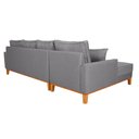 Ver imagem 5 de Sofá Beny 4 Lugares com Chaise Base Madeira Linho Império Estofados