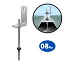 Ver imagem 3 de Estrutura Suporte Fixa Linha C Placa Painel Solar Inox Telha Fibrocimento Ondulada Viga Metálica Per