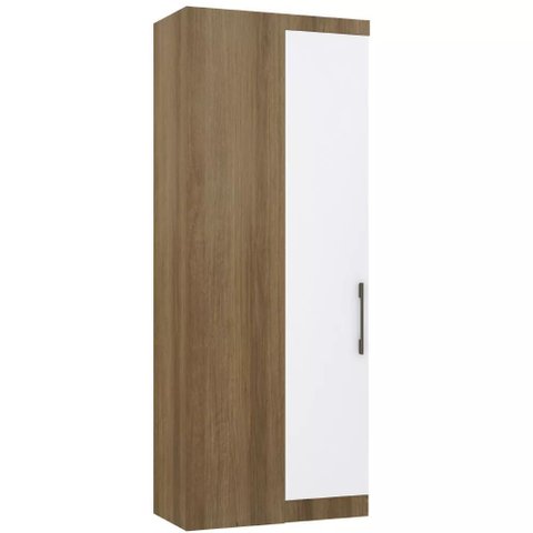 Guarda-roupa Canto Reto Modulado 1 Porta Paris Luciane