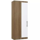 Ver imagem 1 de Guarda-roupa Canto Reto Modulado 1 Porta Paris Luciane