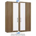 Ver imagem 3 de Guarda-roupa Canto Reto Modulado 1 Porta Paris Luciane
