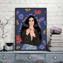 Ver imagem 2 de Quadro Mom, I Am A Rich Man 45x34cm - com vidro:Madeira branca