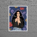 Ver imagem 1 de Quadro Mom, I Am A Rich Man 45x34cm - com vidro:Madeira branca