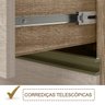 Balcao 2 Gavetoes Corrediças Telescopicas MDF Kali Premium 12224x21 Carvalho Arezzo Rust Nicioli - 5