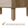 Balcao 2 Gavetoes Corrediças Telescopicas MDF Kali Premium 12224x21 Carvalho Arezzo Rust Nicioli - 4