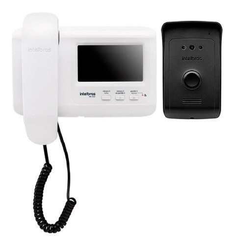 Porteiro Eletronico Intelbras Campainha Com Camera Intelbras - Branco ...