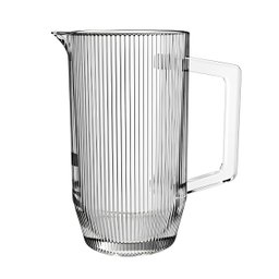 Kit Graffiato com 6 Taças e 1 Jarra de Vidro Transparente para Suco ou Água - 7 Peças - 3