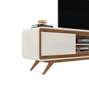 Ver imagem 4 de Rack Channel Tv 70 Pol Nature Off White - Fabrimóveis