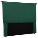 Ver imagem 2 de Cabeceira Solteiro 90cm Veludo Veneza Verde